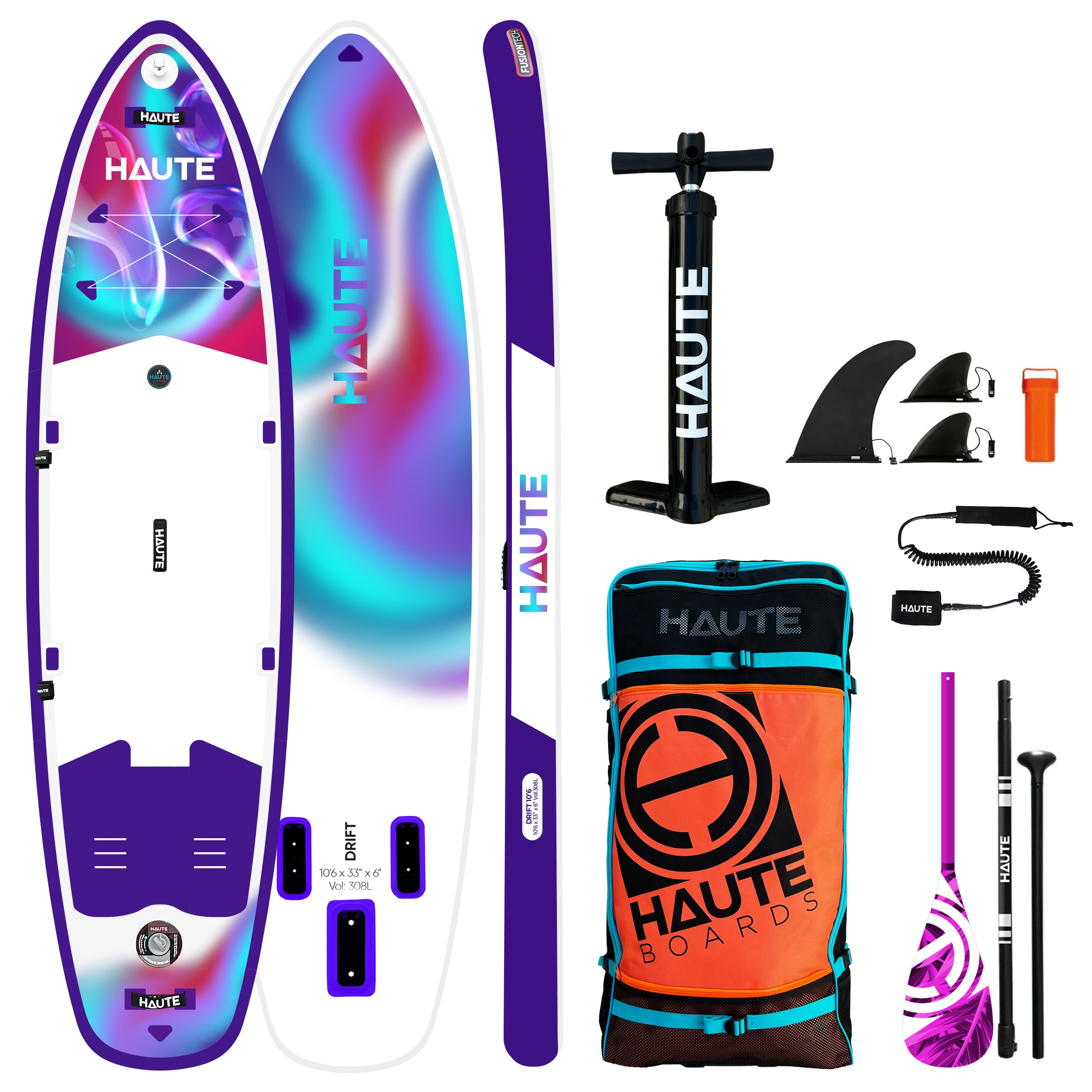 Drift 10'6 Şişme Sup Paddle Board Full Set