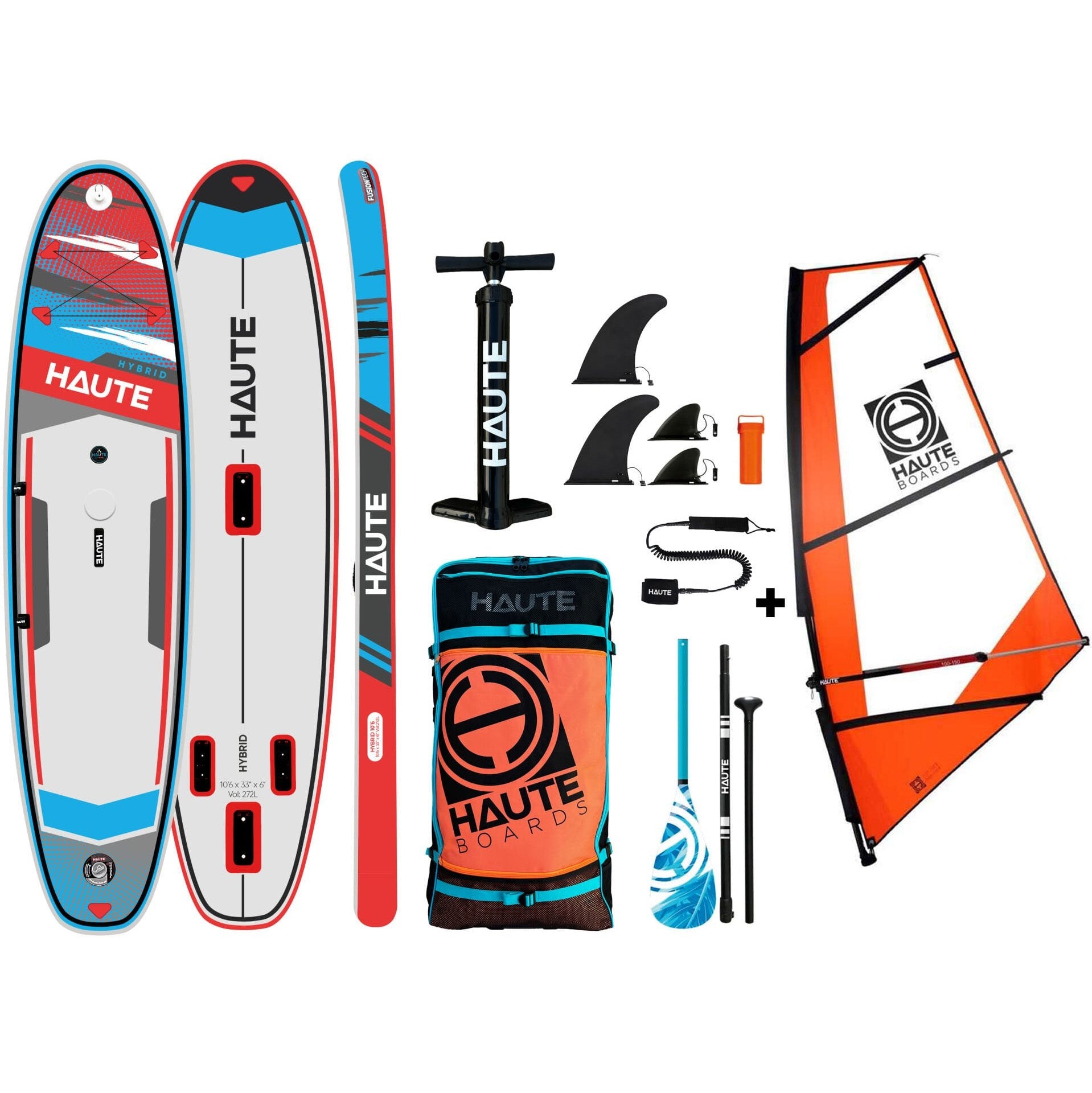 Hybrid 10'6 Şişme Sup Full Set + Yelken 4m2