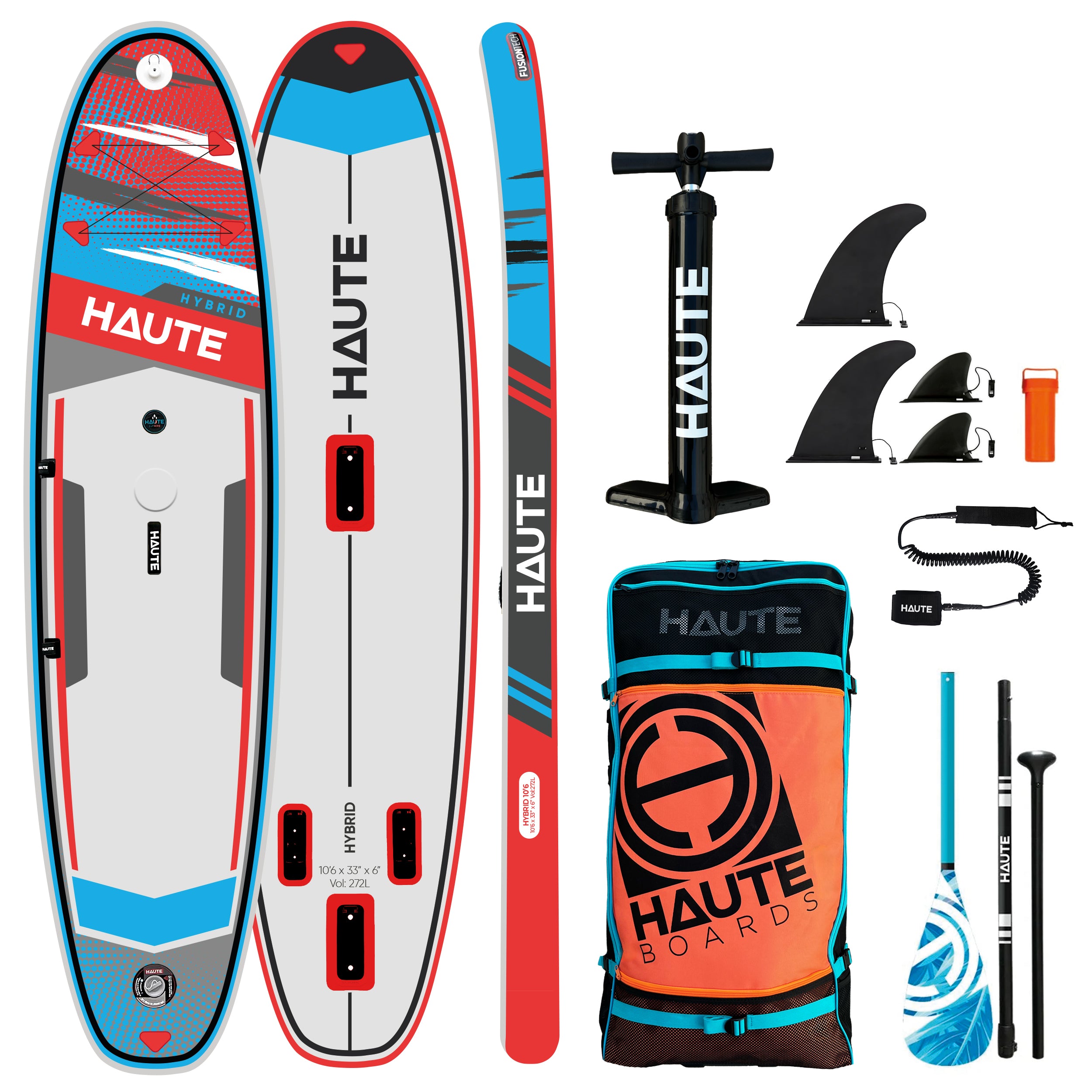 Hybrid 10'6 Şişme Sup - Wind Sup Paddle Board Full Set