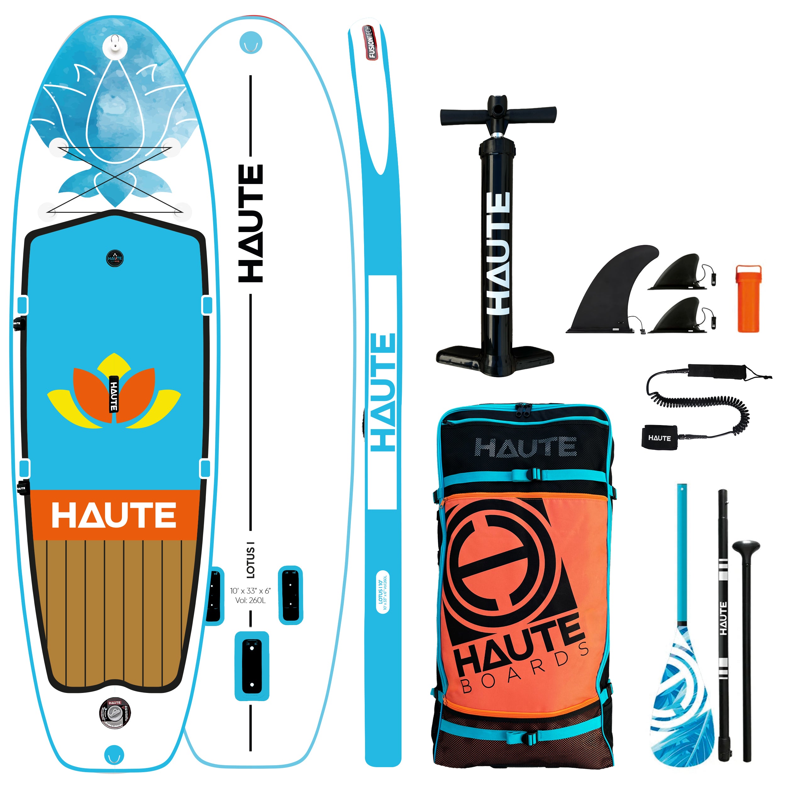 Lotus I 10'0 Şişme Sup Paddle Board Full Set