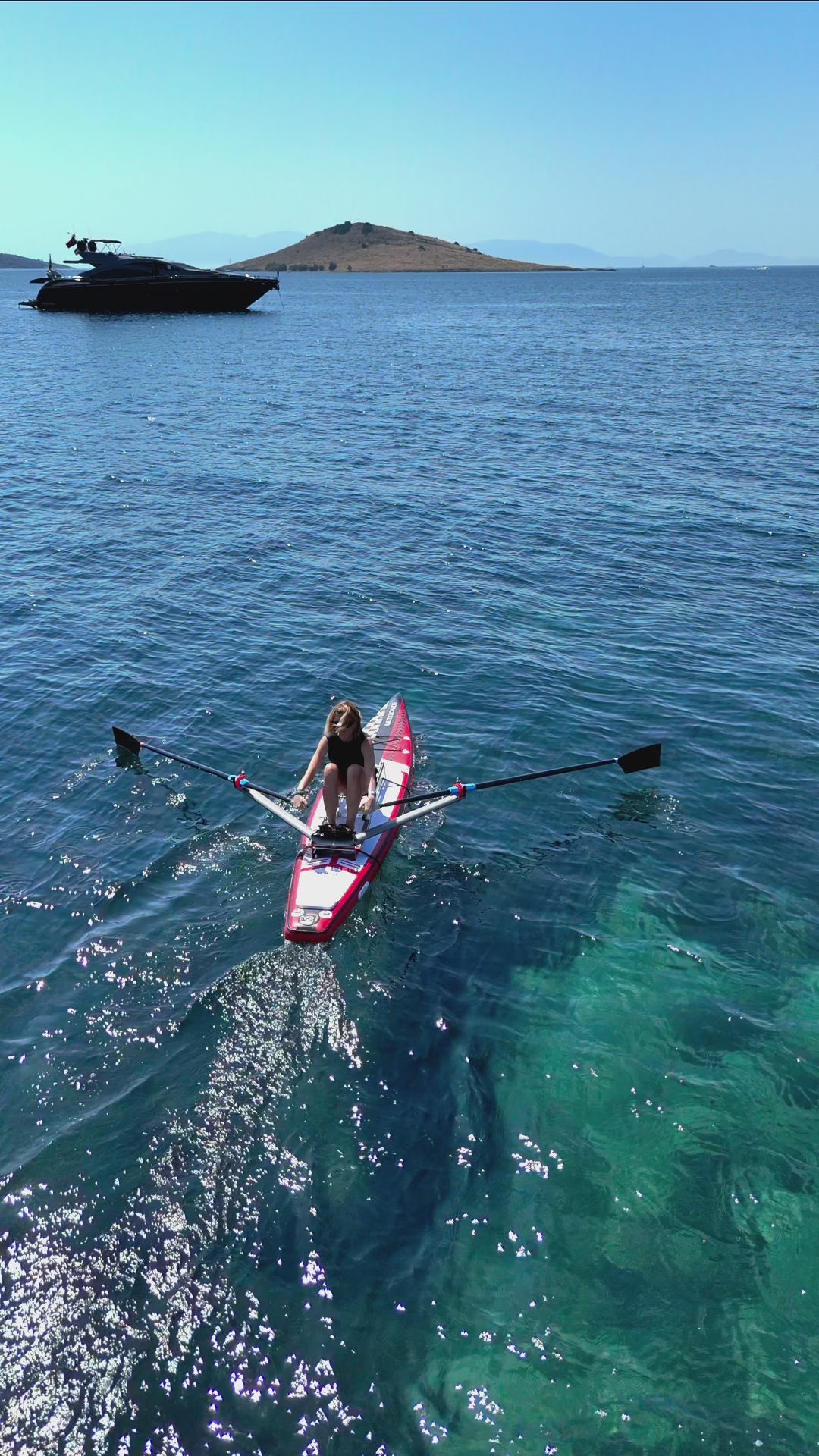 Kürek Çekme Seti + 12'6 Şişme Full Set SUP (SUP & Rowing)