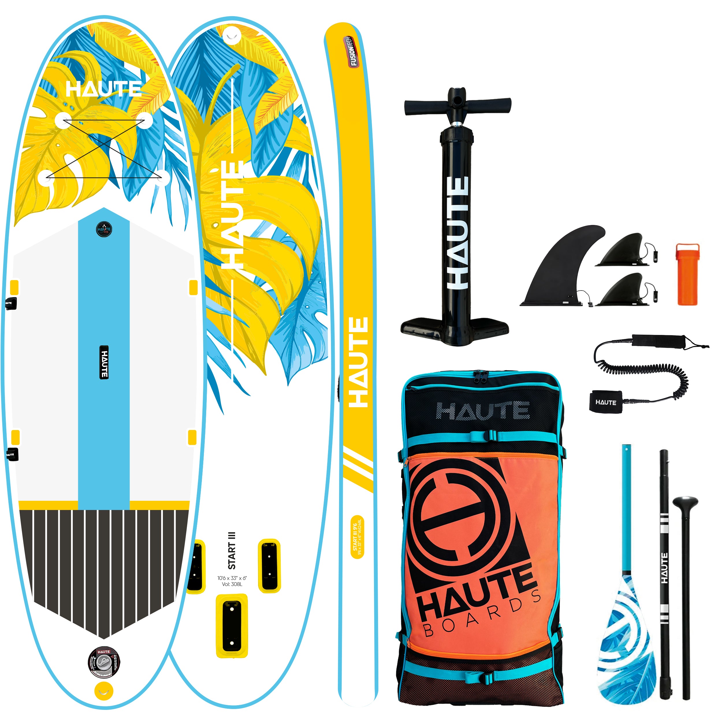 Start III 9'6 Şişme Sup Paddle Board Full Set