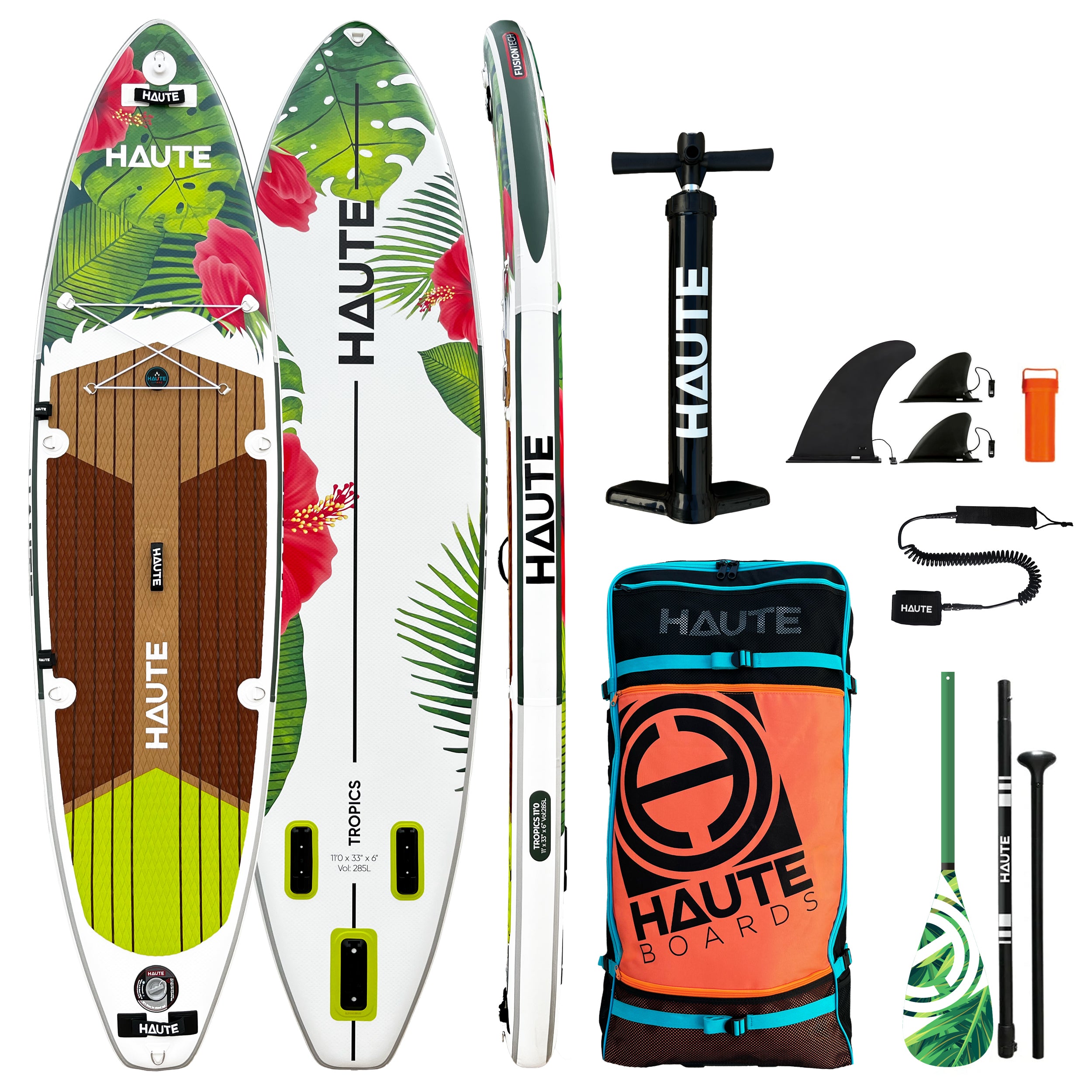 Tropics 11' Şişme Sup Paddle Board Full Set