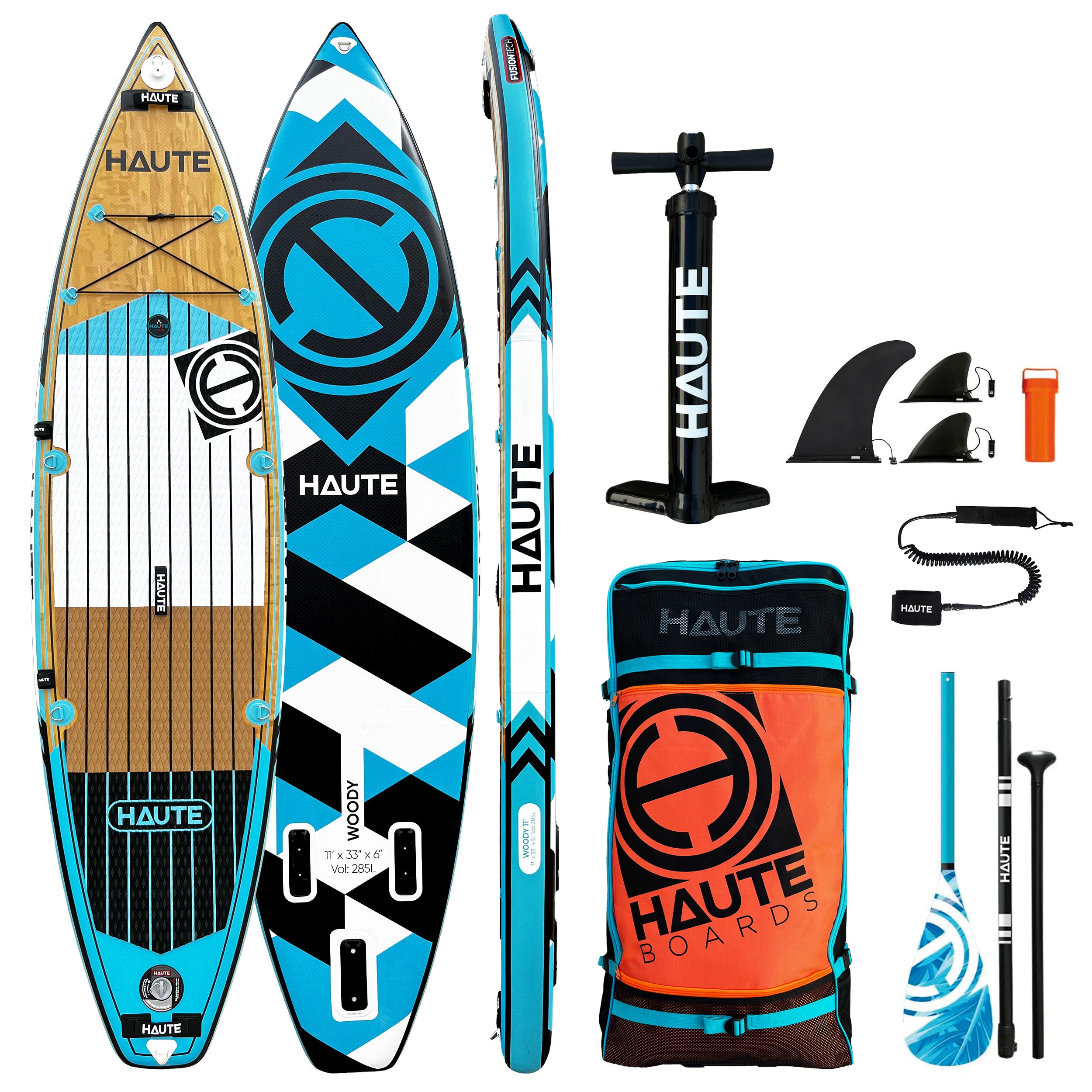 Woody 11' Şişme Sup Paddle Board Full Set